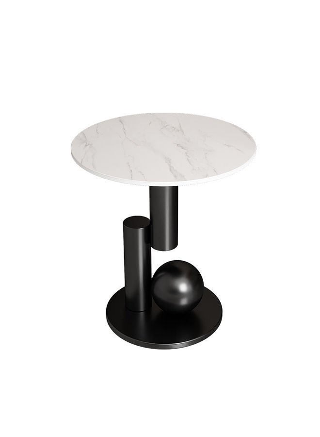 Sharpdo Modern Living Room Sofa Marble Side Table 50*50*55cm - Image 1