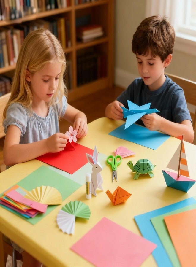 YOUNGWELL A4 Colored Paper 100 Sheet, Colored A4 Paper Copy Paper(20 Colors), 8.3" X 11.7" Assorted Handmade A4 Copy Paper Origami Paper Pastel Paper for for DIY Kids Art Craft - Image 4