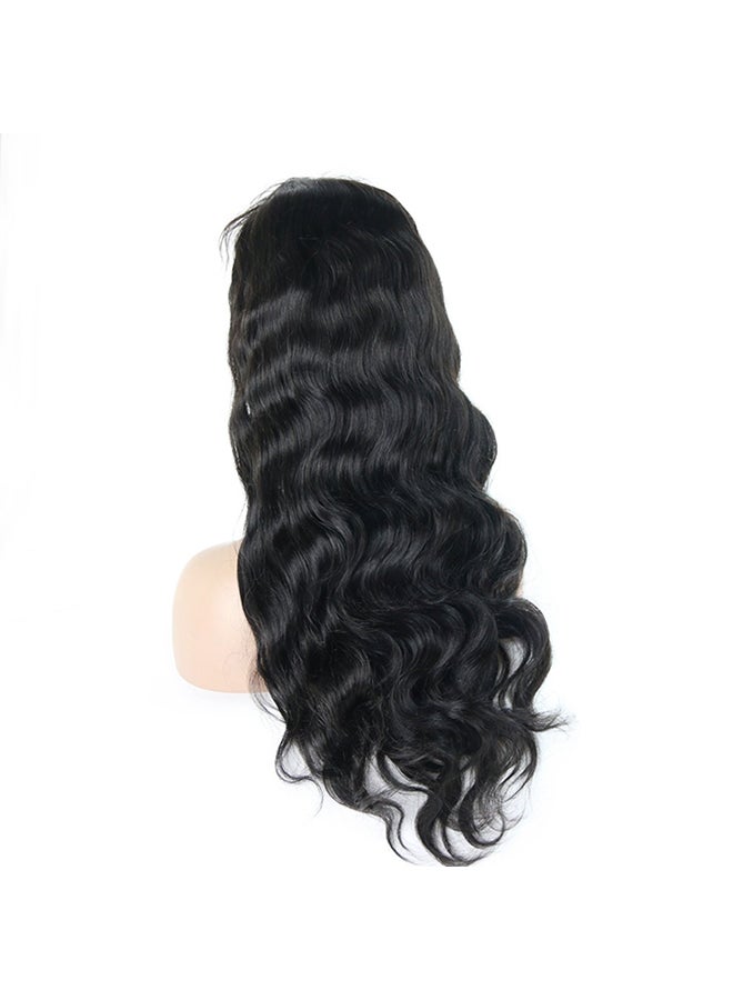 NIBEMINENT Natural Training Head Hair Practice Manikin Wig Black - Image 2
