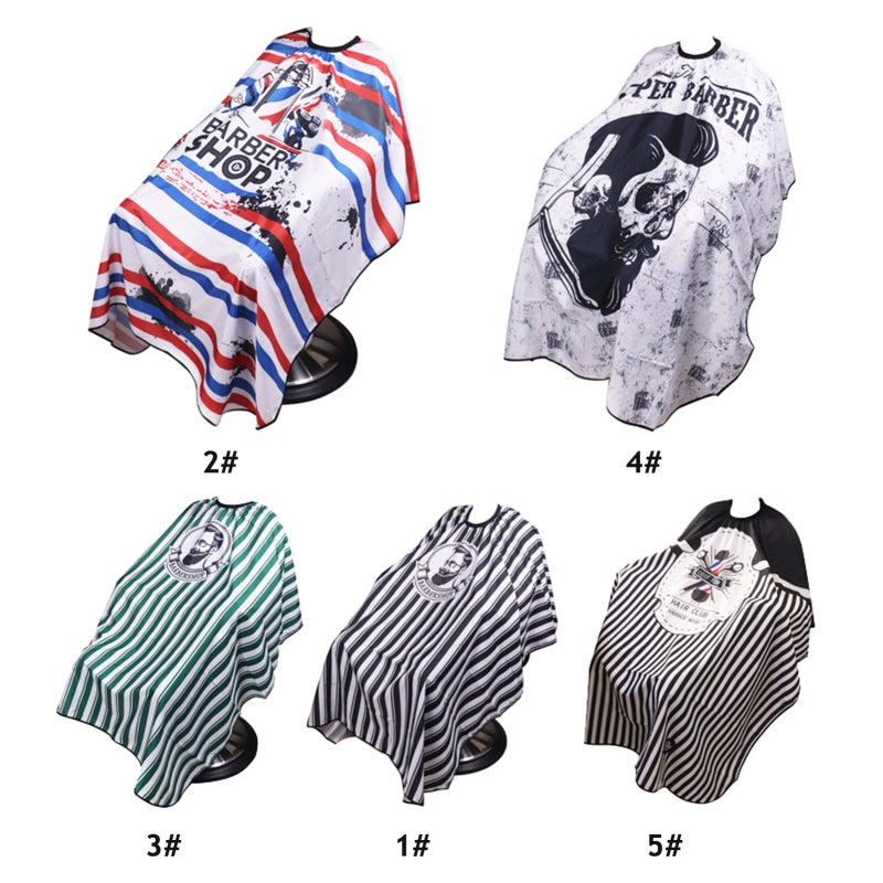 Waterproof Hair Cutting Cape with Pleated Round Neck Design - Adjustable Size Anti Static Cape for Hair - Neck Duster Brush for Home Haircut Barber Shop - Image 4