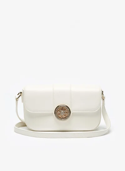 Flora Bella By Shoexpress Womens Solid Crossbody Bag with Adjustable Strap By Shoexpress