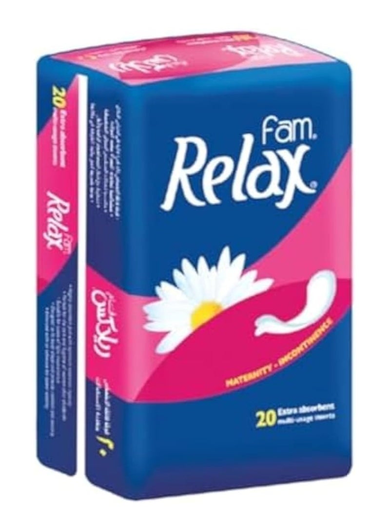 فام 20 قطعة من وسادات الأمومة القطنية الطبيعية Relax - راحة لطيفة للأمهات الجدد!