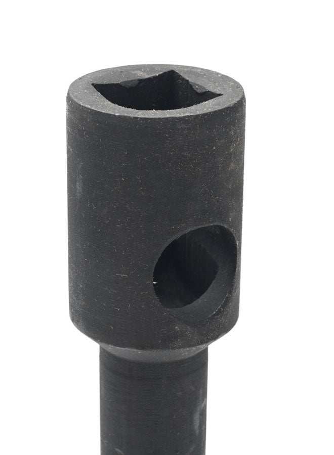 مفتاح كفر تريلا ‎32×30 ملم‎ - مفتاح عجل مزدوج الرأس باللون الأسود مع عمود تدوير - رأس سداسي ومربع لفك صواميل العجلات للشاحنات والحافلات والجرارات والمركبات الثقيلة والورش - Image 5