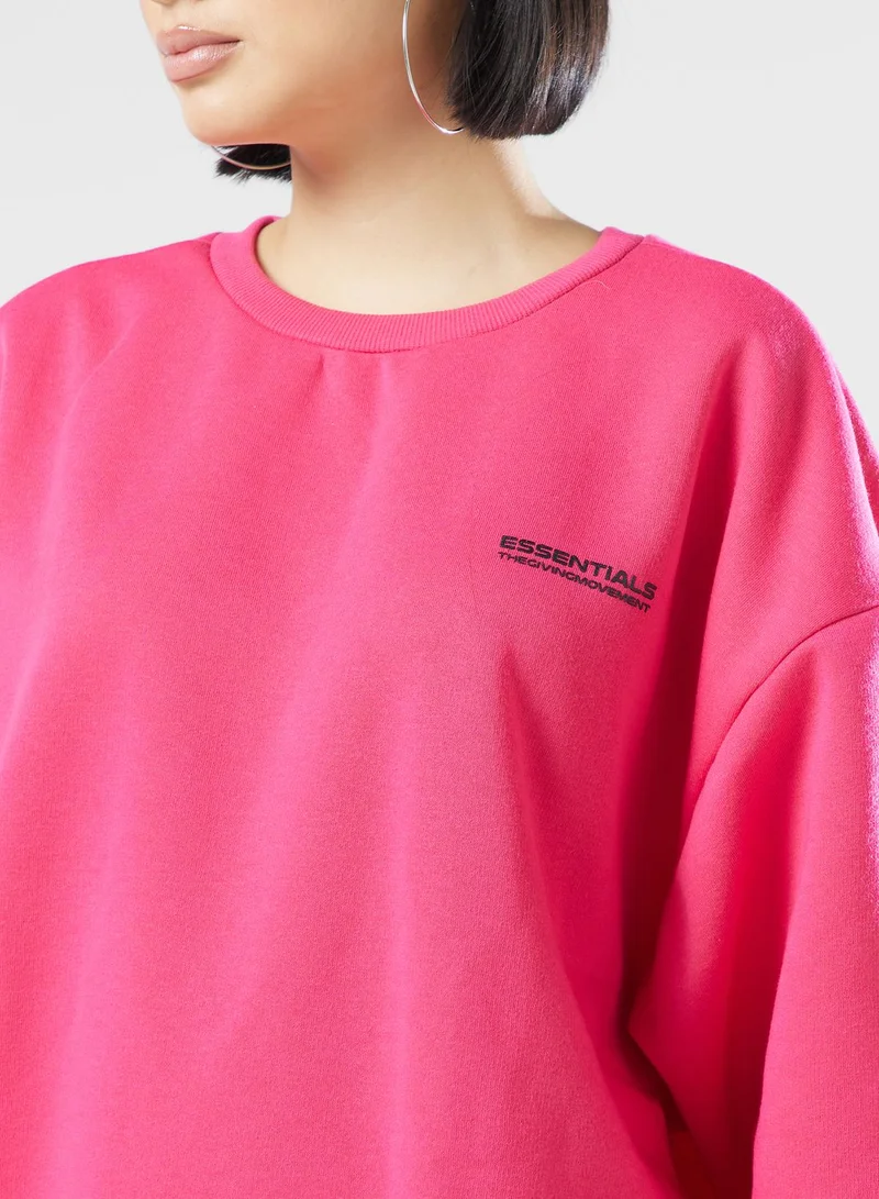 The Giving Movement Regular Logo Sweatshirt