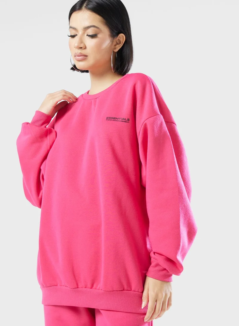 The Giving Movement Regular Logo Sweatshirt