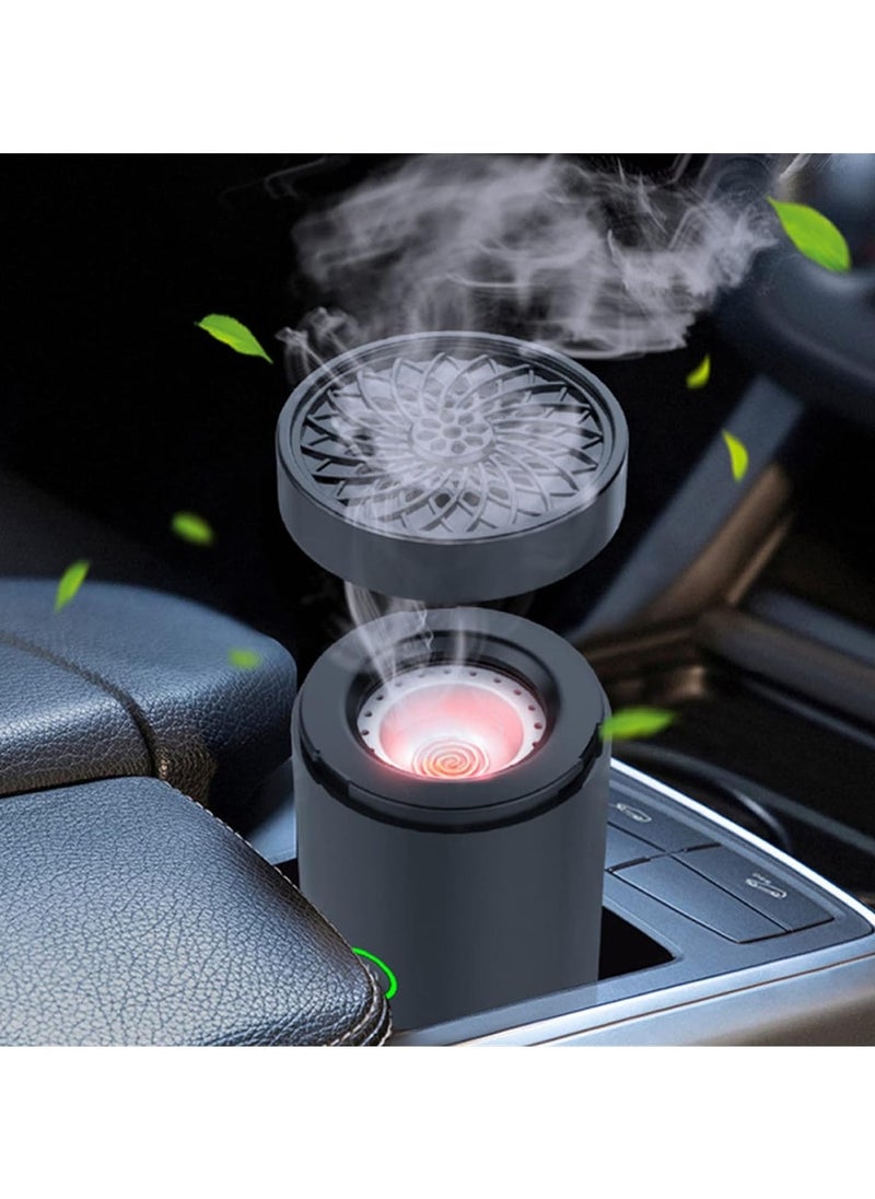 Generic - Fashion New Arabic Electric Aroma Diffuser Usb Mini Car Incense Burner Portable Luxury Home Aromatherapy Bakhoor Burners - Image 1