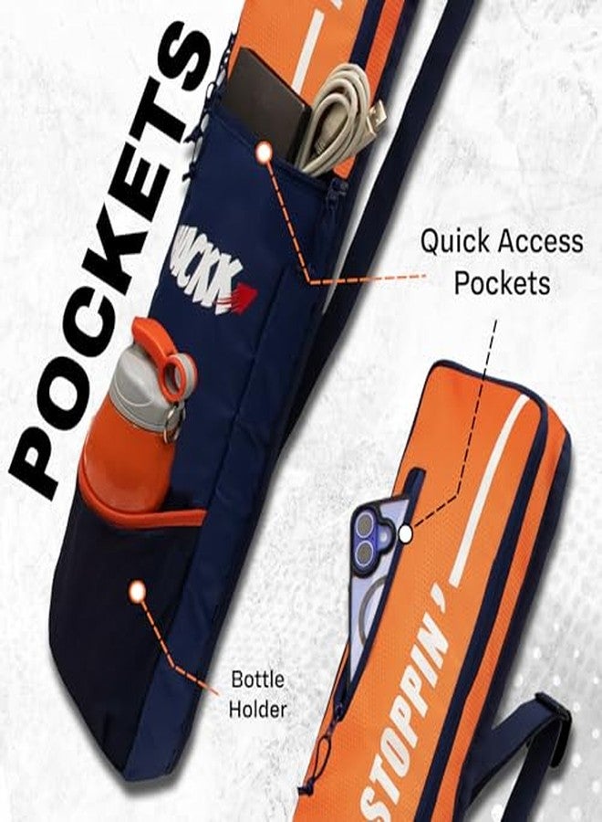 WHACKK Hayden Cricket Bat Cover Polyester Material, Premium Full Size Cover for Wooden and Plastic Bats with Heavy Duty Stitched Strap - Made in India - Image 4