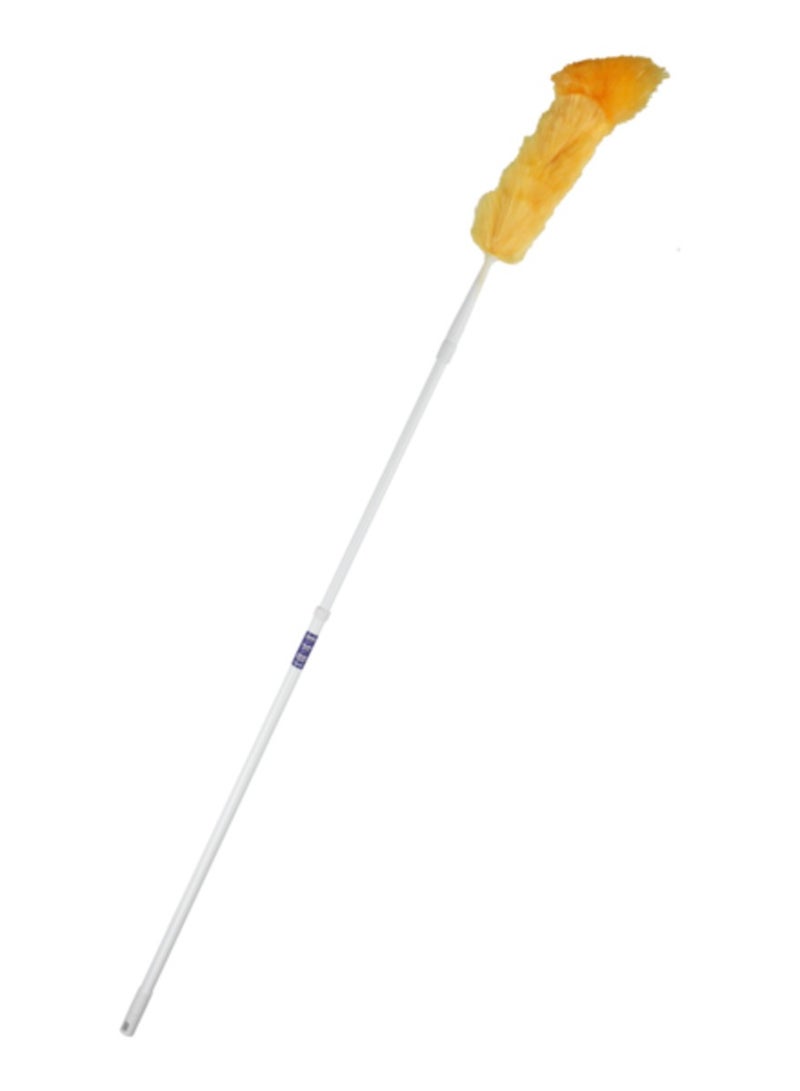 ETTORE Boosta Duster with Extension Pole White and Yellow - Image 3