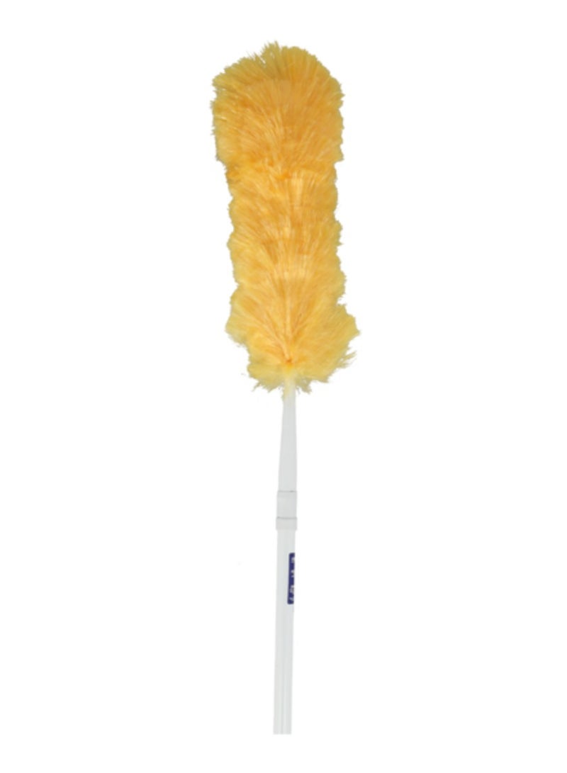 ETTORE Boosta Duster with Extension Pole White and Yellow - Image 2