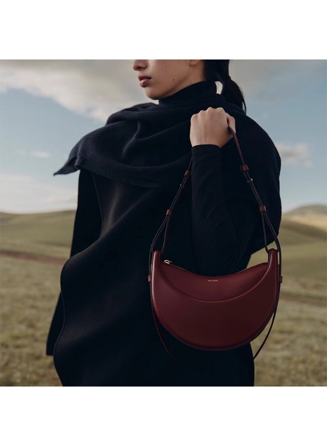 POLENE Polène Vintage Leather Handbag / Shoulder and Crossbody Bag - Image 3