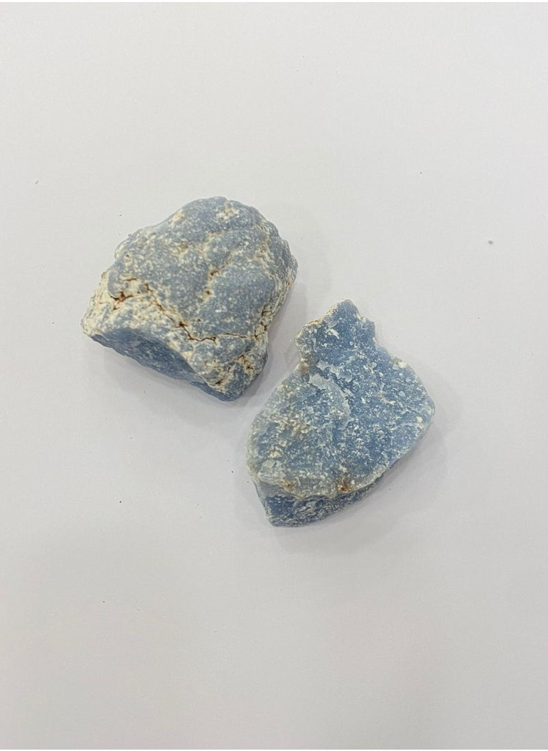 RUKN AL SAHRA - NATURAL ANGELITE ROUGH STONE PER PIECE - Image 1