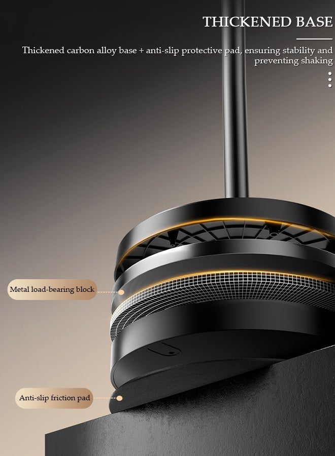 DUNISO Projector Stand for Floor, 360° Swivel Sofa Against Wall Hidden Stand, 55-103cm Height Adjustable, Mini Ceiling Wall Mount Projector Mount Bracket for Home Office Video Vlog DVR - Image 4