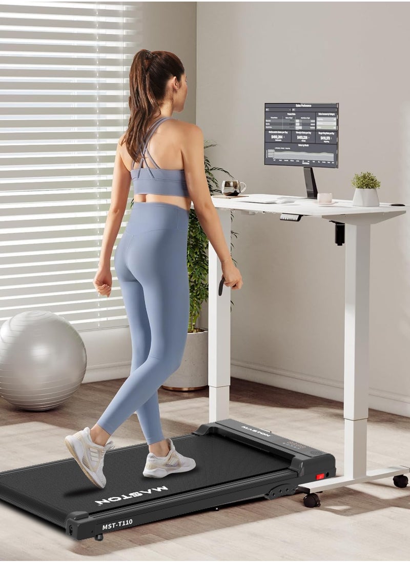 Walking Pad Under Desk Treadmill, Portable Treadmills Motorized Running Machine For Home, 1-6Km/H Maximum Load 120Kg