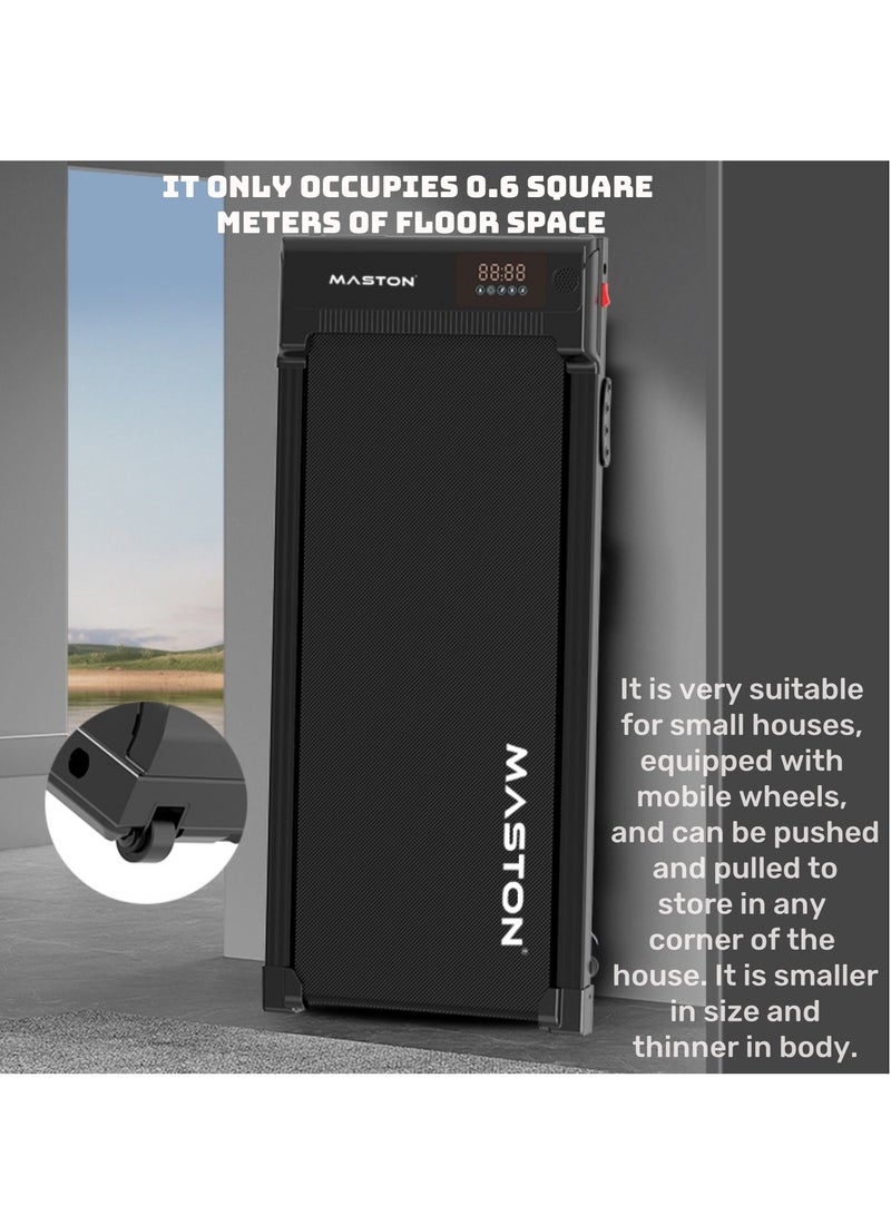 Maston Walking Pad Under Desk Treadmill, Portable Treadmills Motorized Running Machine For Home, 1-6Km/H Maximum Load 100Kg - Image 4