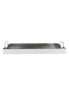 Dallaty Rectangular Serving Tray Nickel Plated 48*31*6.5 cm  - Image 2