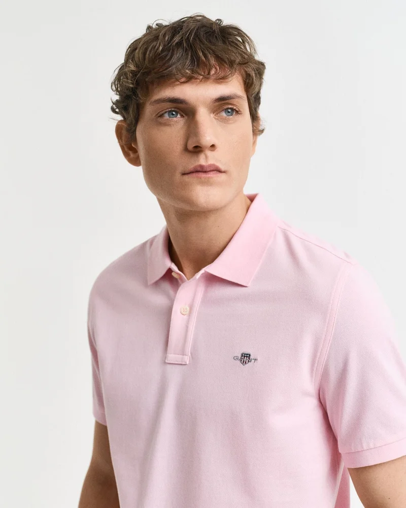 GANT Gant Regular Fit Shield Short Sleeve Piqué Polo