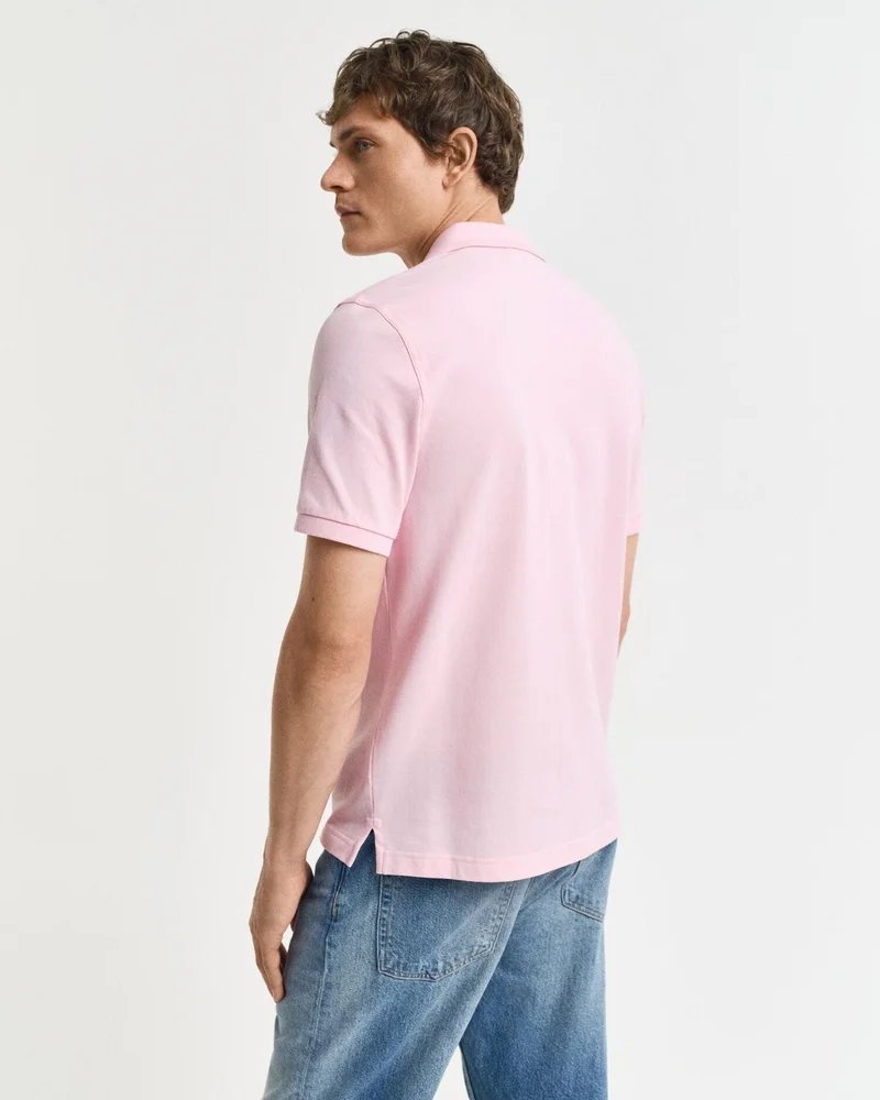 GANT  Gant Regular Fit Shield Short Sleeve Piqué Polo for Men | Best Price UAE