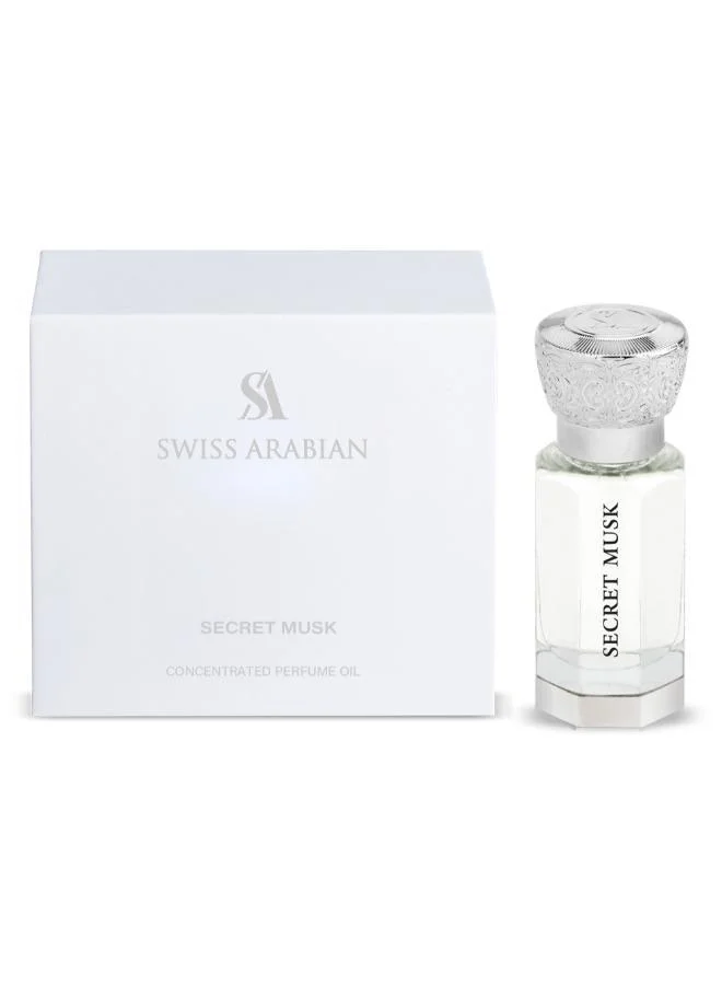 عطور سويس اربيان عطر سيكريت مسك - 12 مل عطر زيتي مركز