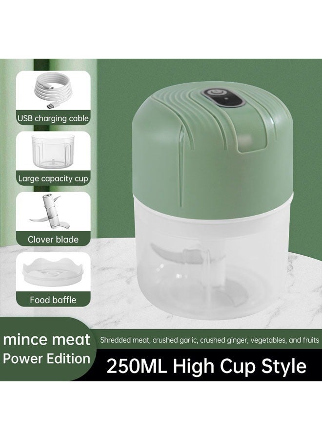 Electric Mini Garlic Crumbler Pulverizer Green 250ML  - Image 3