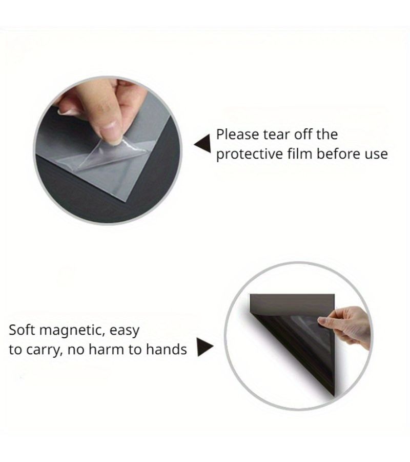 20 Pcs Black Mini Magnetic Photo Frames For Fridge 2 5x3 5 Inch Polaroid Photo Holders Wallet Sized Picture Display Refrigerator Decor Rectangular Design - Image 5