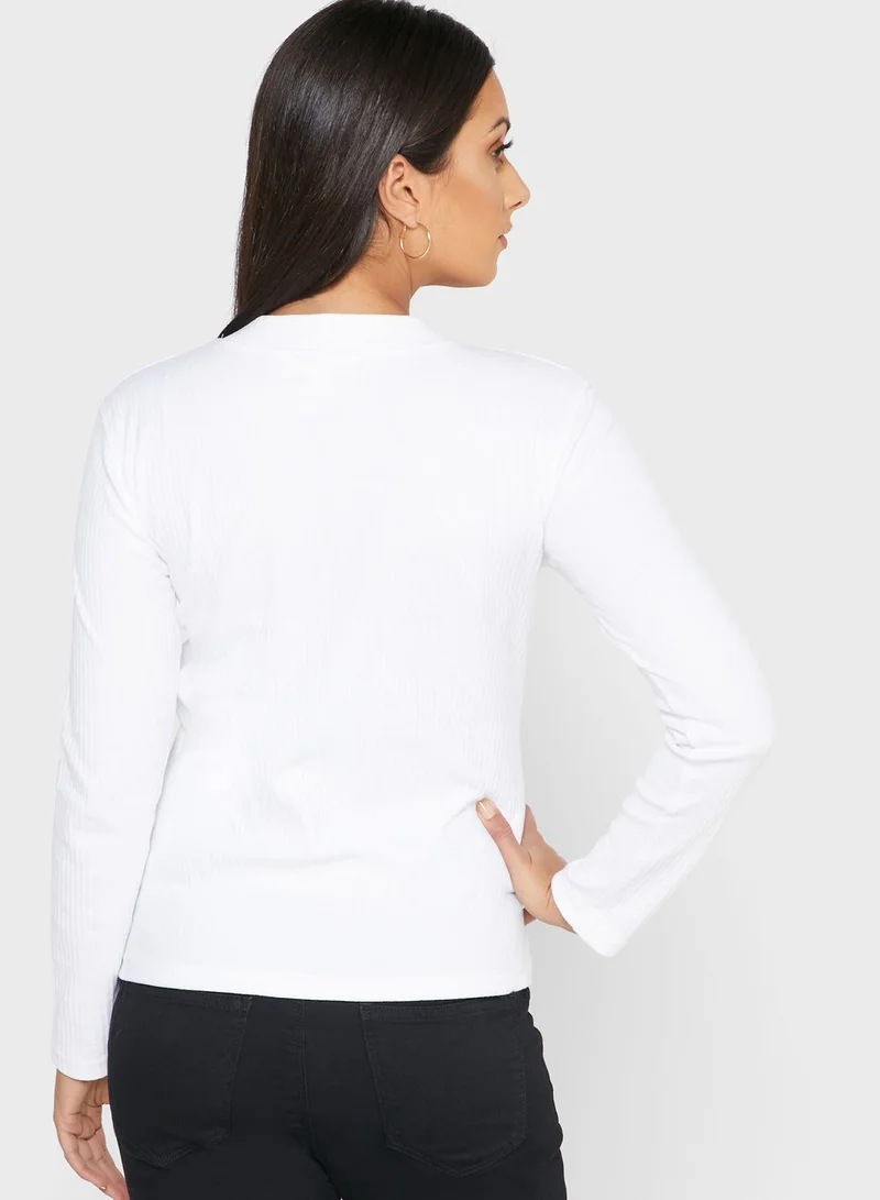 Missguided Maternity Button Detail Top