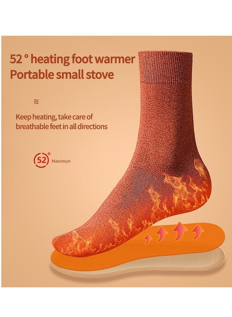 general men Insole Foot Warmers - Long Lasting Safe Natural Odorless Air Activated Warmers - Up To 9 Hours Of Heat - 5 Pair - Image 4