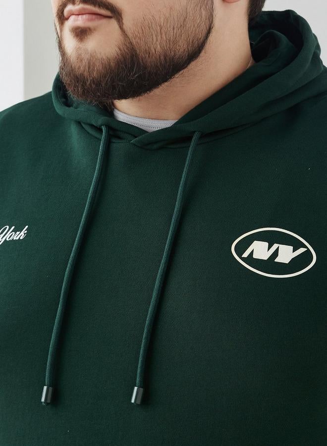 سبلاش فيڤ هودي قطن بطبعة فريق نيويورك جتس للرجال مقاس كبير - Image 4