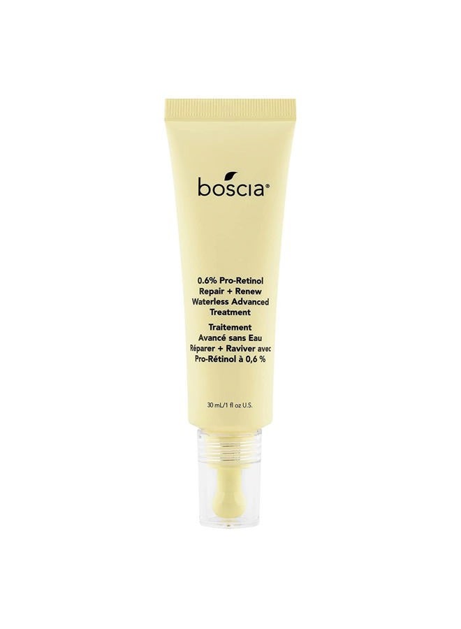 boscia boscia 0.6% Pro-Retinol Repair + Renew Waterless Advanced Treatment - Vegan, Cruelty-Free, Natural Skin Care - For Fine Lines & Wrinkles - 1 fl oz - Image 1