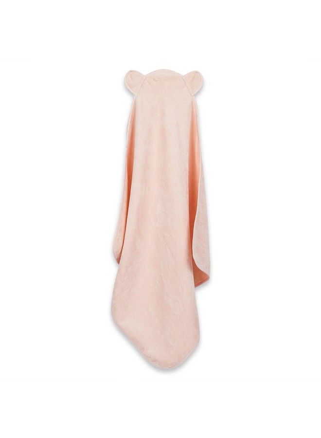 Masilo منشفة قطن عضوي بغطاء رأس للأطفال من 6 إلى 12 شهرًا - عبوة من 1 باللون الوردي الفاتح - Image 4