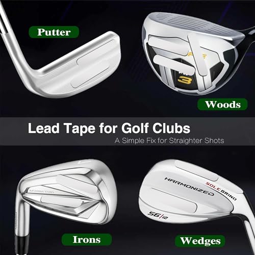 ORBEIN 30PCS 3g Lead Tape for Pickleball Paddles - Pickleball Lead Tape Golf Clubs/Tennis Racket/Squash Racquet - with 3M Adhesive Strips and Storage - Image 4