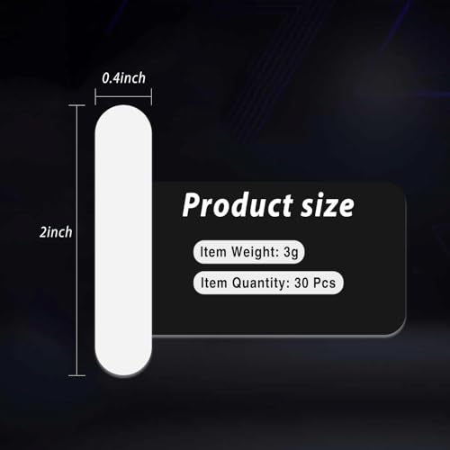 ORBEIN 30PCS 3g Lead Tape for Pickleball Paddles - Pickleball Lead Tape Golf Clubs/Tennis Racket/Squash Racquet - with 3M Adhesive Strips and Storage - Image 2