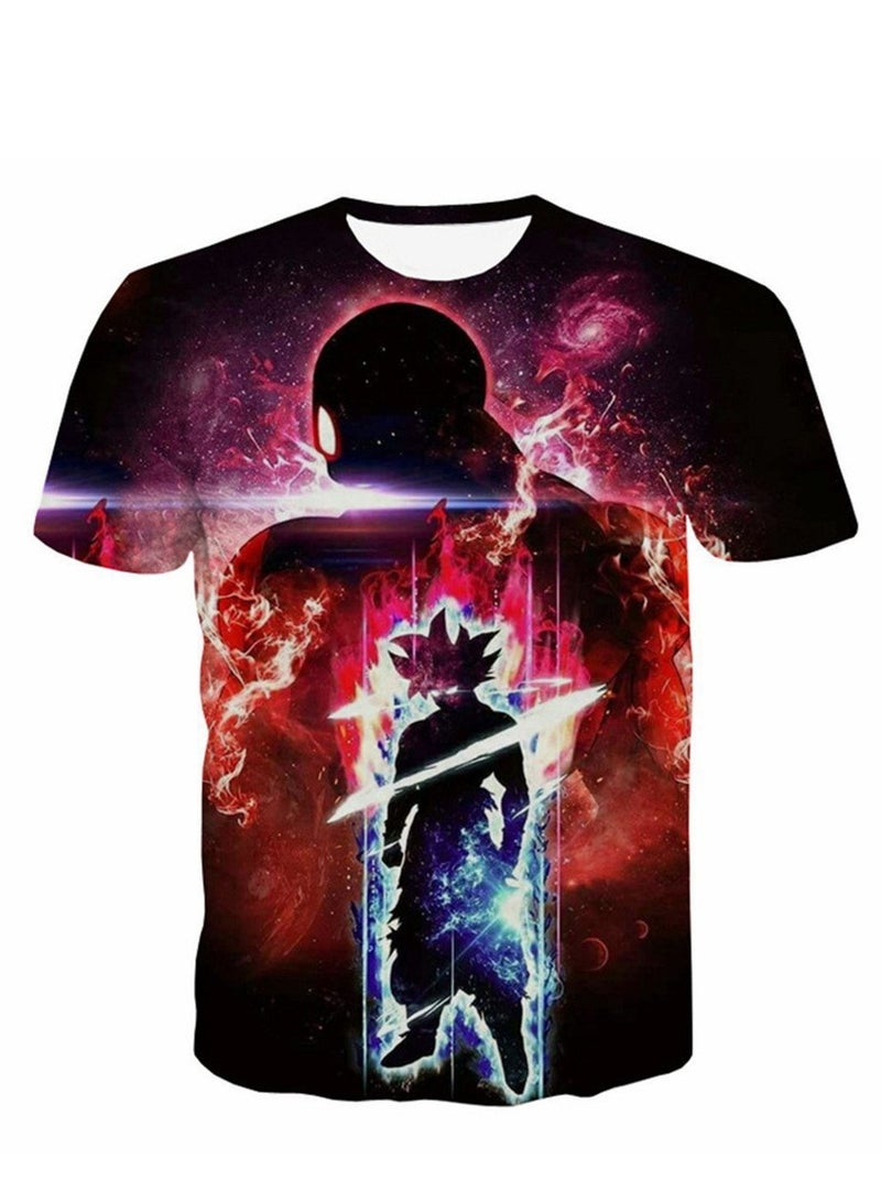 Anime Dragon Ball 3D digital printing personalized breathable T-shirt - Image 1