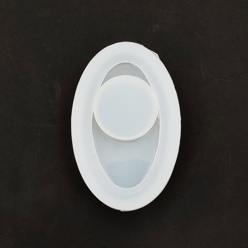 SS Art Land SS Art Land Oval Shape TLight Holder Diwali Decoration MouldMold Santa Bell Mould Multipurpose Silicone Mould Casting Mould DIY Festival Mould Resin Mould Frame Mould Craft Mould 1 PC