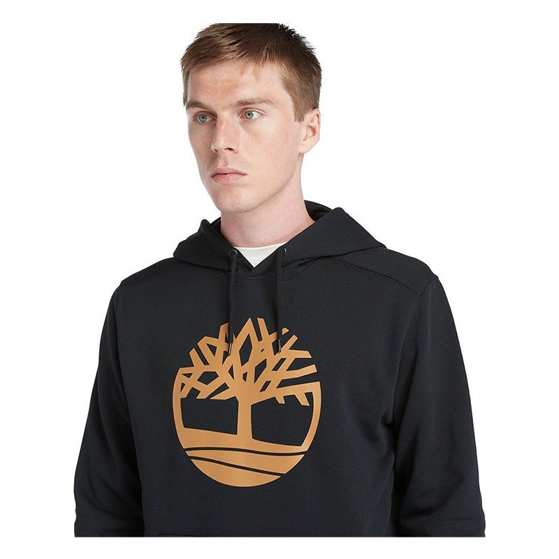 Timberland KENNEBEC RIVER Tree Logo Hoodie Black-Wheat Boot - Image 2