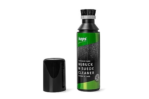 Kaps Nubuck & Suede Cleaner, Cleaner for Shoes, Bags and Boots Made From Nubuck & Suede, With Applicator Brush, Shampoo for all Colours, 75 ml / 2.53 fl oz, Transparent (Neutral), 75.00ml - Image 1