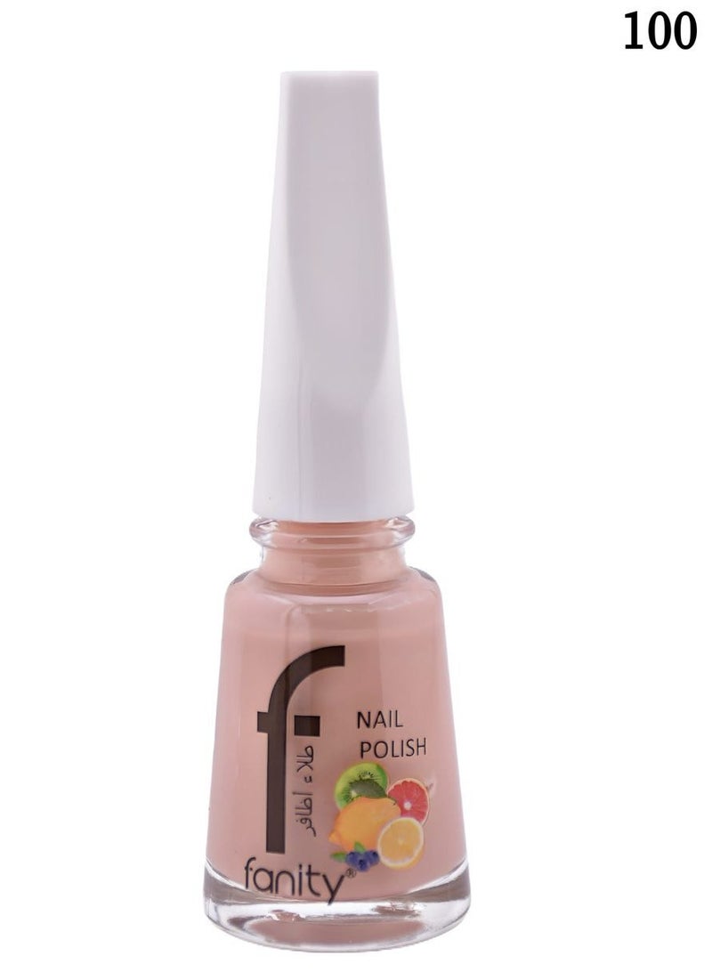 Fanity Nail Polish – Shade 100 + Free Nail Polish Remover - Image 1