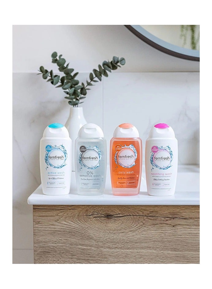 Femfesh Femfresh 0% Sensitive Intimate Wash 250ml - Image 2