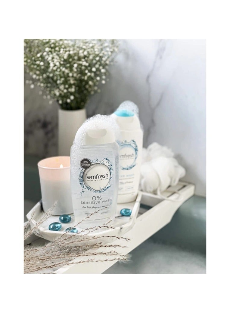 Femfesh Femfresh 0% Sensitive Intimate Wash 250ml - Image 3