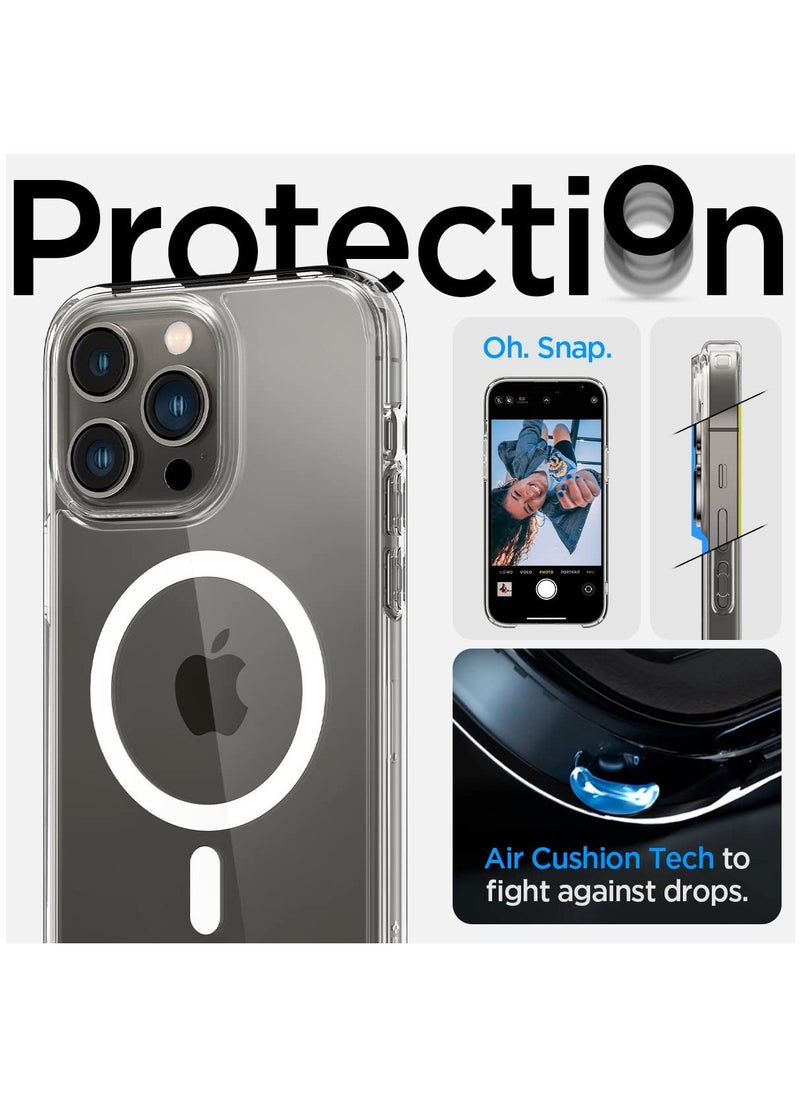 Techie - Apple iPhone 14 Pro Magsafe Clear Cover Case - Anti Yellow Anti Scratch Shockproof Absorption - Image 1