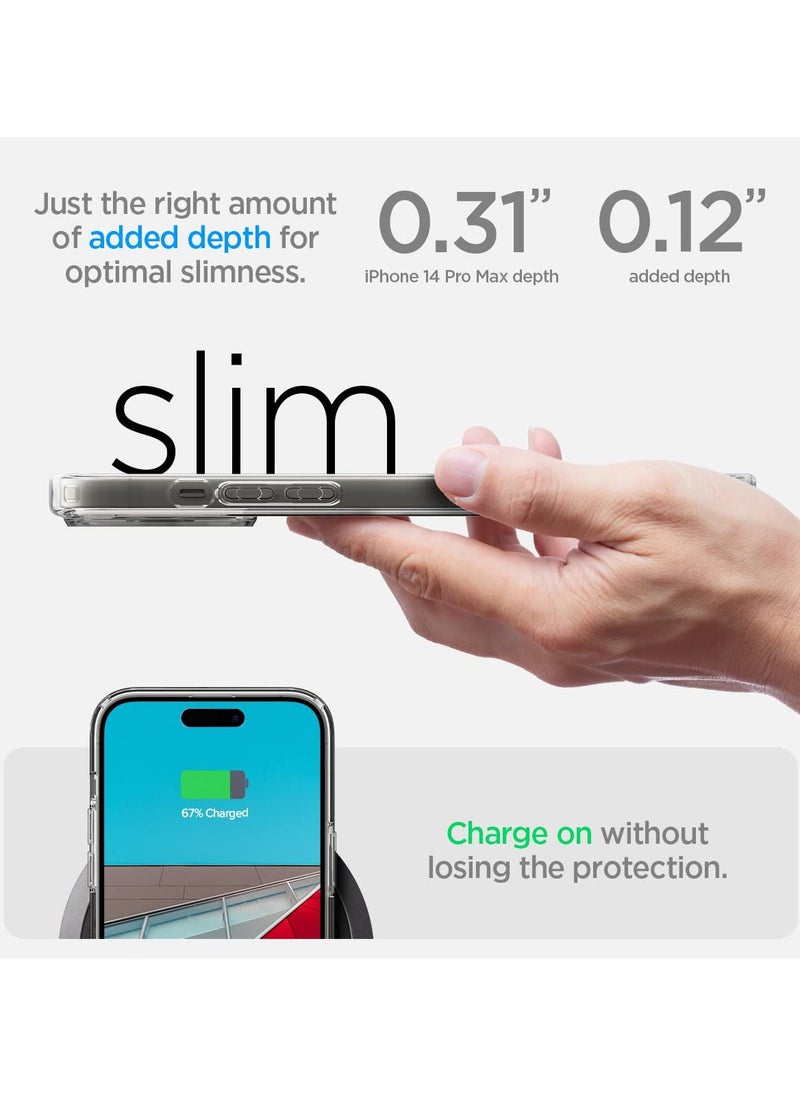 Techie - Apple iPhone 14 Pro Magsafe Clear Cover Case - Anti Yellow Anti Scratch Shockproof Absorption - Image 1