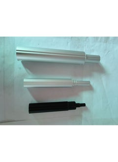 Generic Double Groove Tube Double Concave Tube Fan Live Network Red With Goods Beauty Makeup Beauty Bracket Straight Rod Customization-Color:Silver  - Image 3