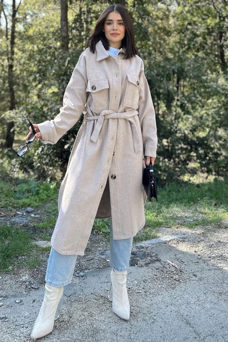 Weshaya Coat Women Mink - Image 1