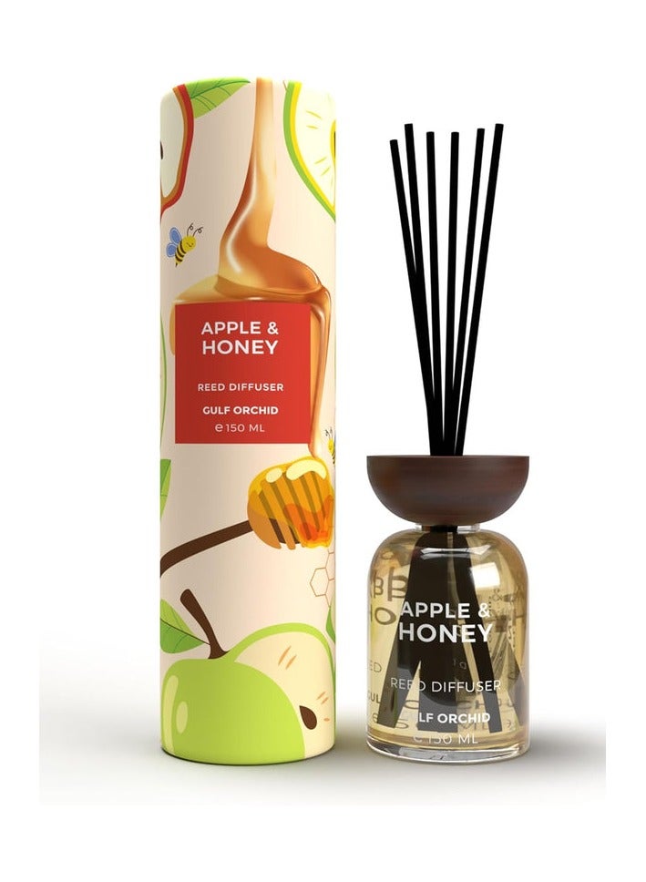 Gulf Orchid GULF ORCHID Reed Diffuser- Apple & Honey 150ml  - Image 1