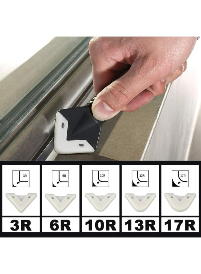 3 In 1 Silicone Caulking Tools Kit Glass Glue Angle Scraper Caulking Nozzle Applicator Finishing Tool Sealant Grout Remover For Home Bathroom Kitchen Sealing Repair - Image 4