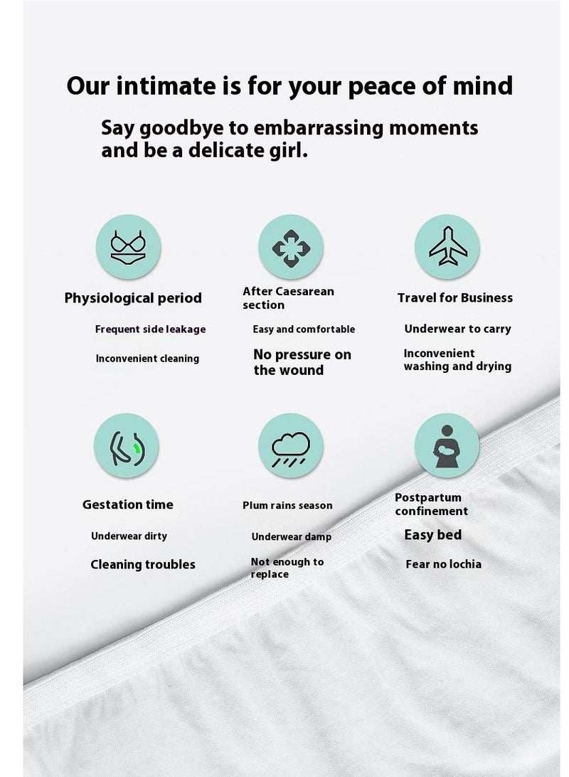 general ملابس داخلية نسائية قابلة للاستخدام مرة واحدة قطن نقي معقمة ولا تحتاج إلى غسيل - Image 2