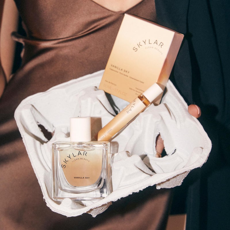 Skylar Vanilla Sky Eau de Parfum -Hypoallergenic & Clean Perfume for Women & Men, Vegan & Safe for Sensitive Skin- Notes of Cappuccino, Vanilla & Caramelized Cedar - 50mL /1.7 Fl oz - Image 4