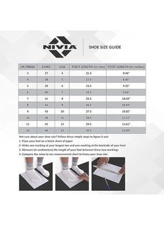 Nivia Aster Badminton Flash Shoes | Men's | Size : UK7 / UK8 / EU41 | Lace-Up | Material Type : Mesh,Ethylene Vinyl Acetate,PVC,Synthetic leather  - Image 2
