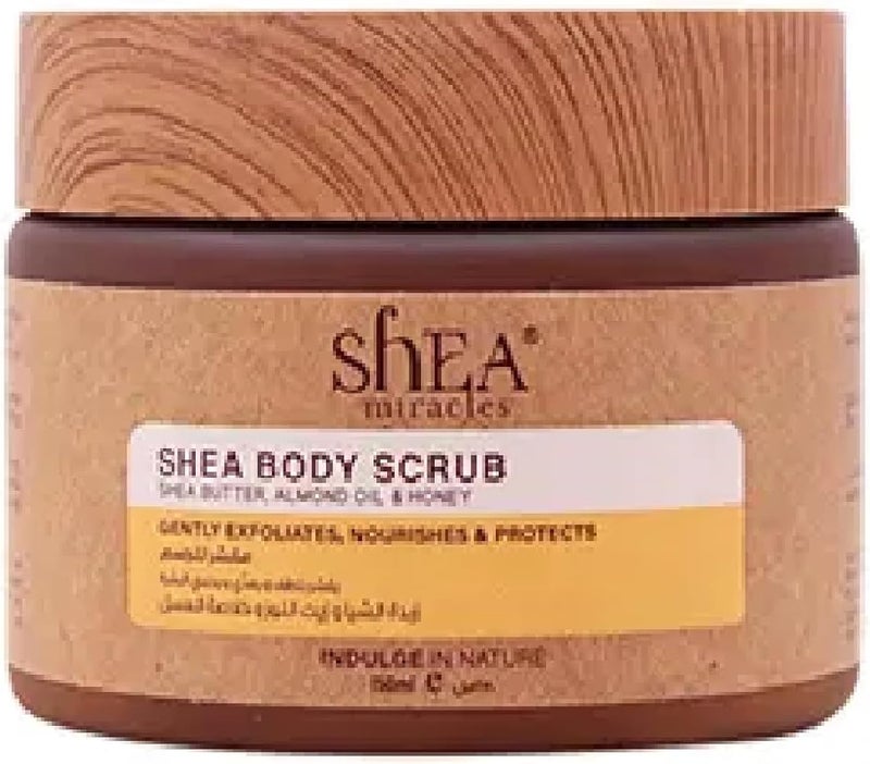 SHEA MIRACLES Body Scrub Almond Oil and Honey, 500 ml - Image 1