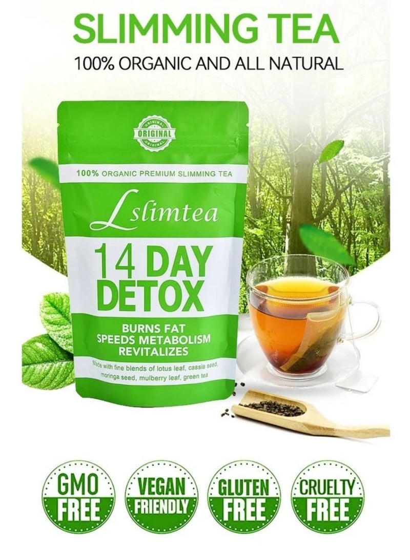 Wins Town Detox Tummy Tea Bags, Support Healthy Digestive and Metabolism,14 bags  - Image 3