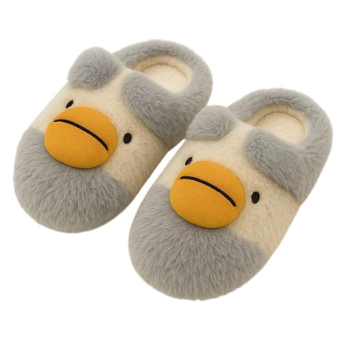 Krystle CAPICHINO Kids Owl Slippers - Soft Plush Slippers for Boys and Girls (Blue) (3-4 Years) - Image 4
